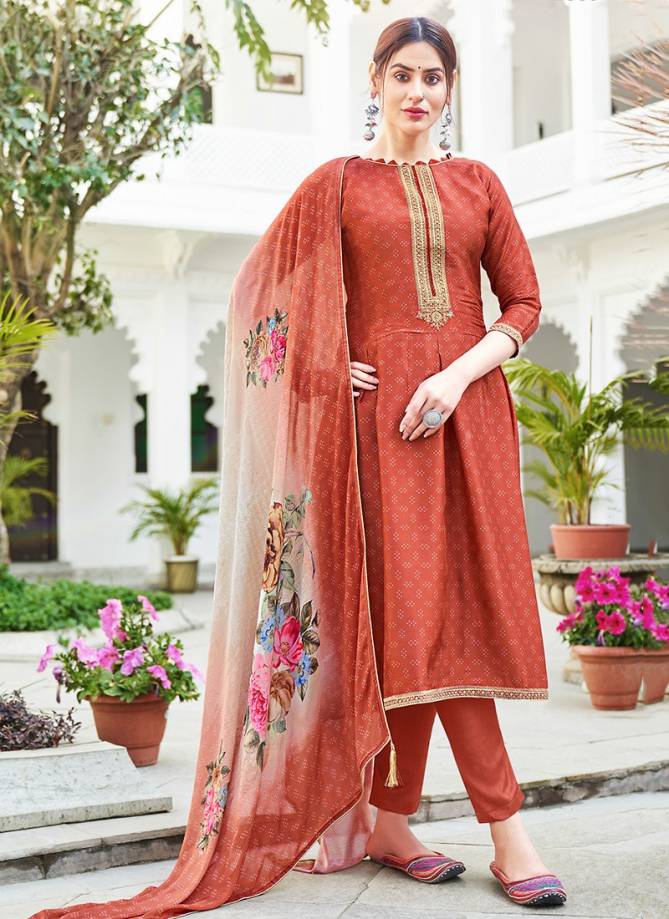 BELA HIRAYA Latest Designer Festive Wear Upada Silk Embroidered Salwar Suit Collection
